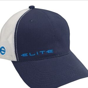 Elite Navy and White Trucker Cap
